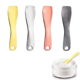 5 x Brand New 4 pieces spatula cosmetics, plaster cup, skincare tools, mini beauty scoop, metal make-up spatula, metal cosmetic spoon spatula, plastic cosmetic spatula, spatula, for cosmetic creams - RRP €90.0