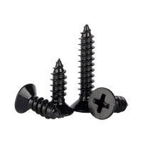 1 x RAW Customer Returns ORANXIN M4 x 35mm 20 Pcs Stainless Steel 304 Black Galvanized Cross Countersunk Head Wood Screws Self Drilling Small Screws Flat Head Self Tapping Screws - RRP €26.4