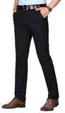 1 x RAW Customer Returns Kuson Men s Pants, Anti-Wrinkle 100 Cotton, Regular Size, Straight, Casual Size 44, A-Black - RRP €27.22