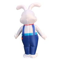 1 x RAW Customer Returns JASHKE Easter Bunny Costume Adult Inflatable Rabbit Costume Men Women Rabbit Costume Inflatable for Adults - RRP €49.99