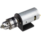 1 x RAW Customer Returns EsportsMJJ 5V-12V Lathe 555 Motor With Micro Drill Chuck And Mounting Bracket - RRP €17.38