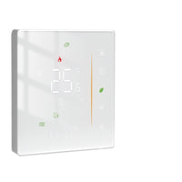 1 x RAW Customer Returns MOES Smart Thermostat WiFi Programmable Room Underfloor Heating Temperature Controller for Gas Boiler Temperature Humidity Weather Station Tuya Smart Life APP Wireless Control Alexa Google Home - RRP €49.57