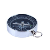 1 x RAW Customer Returns Alomejor Compass Portable Metal Pocket Compass Accurate Waterproof Silver Compass for Camping Hiking Outdoors - RRP €6.16