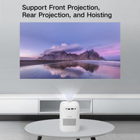 1 x RAW Customer Returns Xming Q1 SE Heyup Boxe Projector, Minions Projector, Mini 1080P Portable Projector for Home Entertainment with WiFi and Bluetooth, Video Projector with iOS Android HDMI USB PS4 Xbox and Remote Control - RRP €95.41