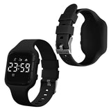 1 x RAW Customer Returns HUYVMAY Fitness Pedometer Watch without App and Mobile Phone, 20 Day Battery Life Rechargeable Watch, Waterproof Fitness Watch Wristwatch with Calorie Calculator Timer 3 Alarm Clocks for Women Children Seniors - RRP €25.19