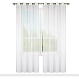 11 x Brand New Flying Curtains 2 x decorative curtains 145x220cm for living room bedroom Window curtain with loops eyelets for room Decoration panel curtains Modern Home Room Decor P-TY-1 White - RRP €165.22