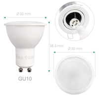 1 x RAW Customer Returns ENUOTEK Dimmable 7W 650Lm GU10 LED Recessed Light Bulb Lamps 120 Wide Beam Angle Warm White 3000K AC220 240V Trailing Edge Dimmable Replacement 60W Halogen Pack of 6 - RRP €19.03