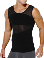 1 x RAW Customer Returns Casey Kevin Shapewear Undershirt Men, Tummy Control Undershirt Men, Compression Underwear Tank Top Men, Compression Shirt Men Body Shaper - RRP €23.99