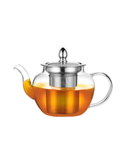 3 x Brand New PluieSoleil Round Glass Teapot 500ml, Borosilicate Glass Teapot with Tea Filter, Small Teapots for 2, Glass Teapot for Gas Stove for Loose Tea Coffee with Tea Strainer, Saucers, Brushes - RRP €31.74