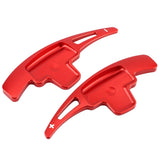 1 x RAW Customer Returns Tbest Steering Wheel Shift Paddles, Aluminum Steering Wheel Shift Paddle Extensions Replacement for ABERM Class Red  - RRP €25.99