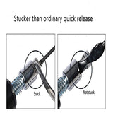 1 x RAW Customer Returns Steel quick release skewer for rear trainer, bicycle wheel hub skewer for MTB, BMX, road bike, mountain bike - RRP €9.99