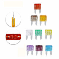 8 x Brand New OuYi 90PCS Auto Mini Fuse Kit 5A 7.5A 10A 15A 20A 25A 30A 35A 40A Auto Truck SUV Vehicle ATV UTV Motorcycle Passenger Car Golf Cart Boat Yacht Truck Van Snowmobile Universal DC Application - RRP €62.32