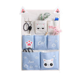 1 x Brand New croselyu Multifunctional Hanging Bag Cute Cartoon Modeling Dormitory Fabric Hanging Basket Small Items Storage Bag Bathroom Wall Hanging Bag Behind Door Wall Hanging - RRP €30.0