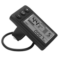 1 x RAW Customer Returns Hsthe Sea E-Bike LCD Display 24V 36V 48V E-Bike Display Meter Control Panel Large Screen IP65 Waterproof for Electric Bicycles Replacement - RRP €28.51