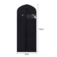 1 x RAW Customer Returns KEEGH Garment Bags Suit Bag for Storage 152cm Garment Cover with Clear Window Breathable Garment Bags with Sturdy Full Zipper for Evening Dresses, Pack of 6 - RRP €23.99