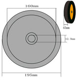 1 x RAW Customer Returns 2 pieces lawn mower drive wheel with bearing universal front wheel 53 teeth for McCulloch, Rally Craftsman Partner Electrolux and other lawn mowers - RRP €31.98