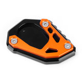 1 x RAW Customer Returns Modeer For KTM 790 890 1050 1090 1190 1290 Adventure 690 ENDURO R 690 SMC R Kickstand Foot Side Stand Enlarge Extension Plate Pad 790 890 1090 ADV R 1290 Super Adventure R S T Orange Black  - RRP €23.18