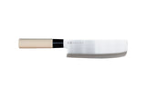 1 x RAW Customer Returns Satake Houcho Nakiri knife, 16 cm - Robust kitchen knife from the Houcho series - Japanese cleaver for many purposes - RRP €45.38