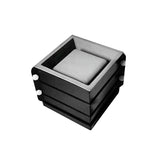 1 x RAW Customer Returns DASNTERED 4 Square Silicone Flower Pot Mold for Office or Home Size Square  - RRP €26.21