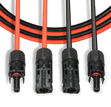 1 x RAW Customer Returns solartronics extension cable 4mm including solar plug 2x5m - PV cable H1Z2Z2-K red black on both sides - Photovoltaic cable with plug - Solar cable for PV solar system - Made in Germany 2 x 5m  - RRP €18.1