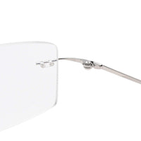 1 x RAW Customer Returns Rimless Reading Glasses Lightweight Titanium Reading Glasses Men Women 1.75 - RRP €23.47