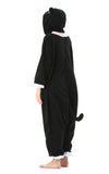 1 x RAW Customer Returns SimZoo Animal Onesies Costume Cosplay Pajamas Unisex Adult Carnival Halloween New Black Cat S 140-155CM  - RRP €28.61