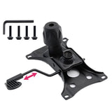 1 x RAW Customer Returns ZREBZYR metal seat mechanism base plate seat mechanism rocker function height adjustment for office chair lock lever spare part office chair, A3 - RRP €50.41