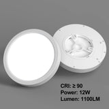 1 x RAW Customer Returns LVL LED Round Small Ceiling Light, 12W Flat Ceiling Lights, Modern Ceiling Light for Hallway, Bathroom, Corridor, Kitchen, Bedroom, Utility Room, Office White, 18cm-12W  - RRP €19.13