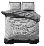 1 x RAW Customer Returns Sleeptime bed linen 100 cotton True Dreams, 200cm x 200cm, zipper, with 2 pillowcases 80cm x 80cm - RRP €37.92