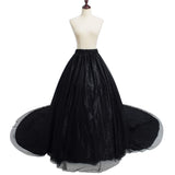 1 x RAW Customer Returns GRACEART Wedding Lady Long Tulle Skirt by Puffy Vintage Women s Skirts Black  - RRP €50.32