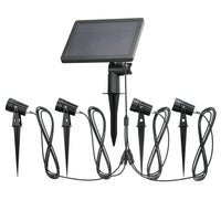 3 x Brand New SolarCentre Atlas Solar Outdoor Spotlights Set of 4 Multi  - RRP €179.97