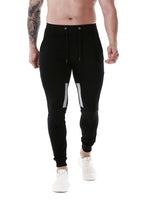 1 x Brand New HOOD CREW Men s Casual Gym Workout Training Pants Running Jogging Bottoms Sports Sweatpants with Pockets - RRP €20.15