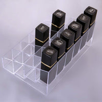 1 x RAW Customer Returns Benbilry 24 Places Lipstick Organizer Lipstick Storage Lipstick Holder Make Up Storage Arcyl Transparent Lipstick Holder - RRP €10.99