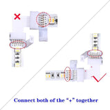 1 x RAW Customer Returns 6PIN 12mm LED Strip Connector Kit Includes 10X L-Shape Connectors, 10X Solderless Connectors, for RGB CCT RGBWW LED Ribbon Lamp Ribbon Lighting - RRP €22.8