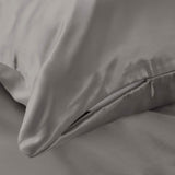 1 x RAW Customer Returns THXSILK 25 Momme Silk Pillowcase for Hair and Skin - Mulberry Silk Pillowcase - Hypoallergenic with Hidden Zipper - Pure Silk on Both Sides... Charcoal, 40x80cm  - RRP €36.28