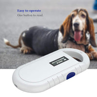 1 x RAW Customer Returns VBESTLIFE Portable Handheld Animal Chip Reader, Pet Microchip Scanner Universal RFID Reader for ISO11784 5, FDX-B, ID64 - RRP €35.28