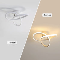 1 x RAW Customer Returns LED ceiling light, 22W 2500LM ceiling lamp 3000K warm white, modern ceiling light made of aluminum LED lamp white for living room bedroom hallway kitchen balcony, diameter 24cm - RRP €26.86