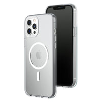 1 x RAW Customer Returns RhinoShield Clear Case compatible with MagSafe for iPhone 12 Pro Max Superior magnetic strength, yellowing resistance, crystal clear, optimal protection and customizable - white camera ring - RRP €45.25