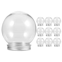 1 x RAW Customer Returns COOPHYA 10pcs Wedding Favor Dome Snow Globe Craft Create Your Own Snow Globe Make Your Own Snow Globe Snow Globe Craft Kit DIY Clear Cute Supplies - RRP €21.59