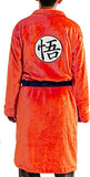 1 x Brand New IUTOYYE Men s Bathrobe Pajamas Sleepwear Super Soft Shawl Collar Nightwear Orange - RRP €40.66