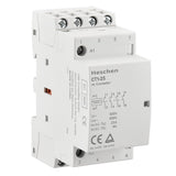 1 x RAW Customer Returns Heschen Household AC Contactor, CT1-25, 4 Pole Four Normally Open, AC 220V 240V Coil Voltage, 35mm DIN Rail Mounting - RRP €18.18