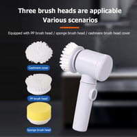 1 x RAW Customer Returns Electric Cleaning Brushes, Powerful Electric Cleaning Brush with 3 Interchangeable Brushes, Handheld Cleaning Brush 360 Brush Scrubbing for Cleaning Shower, Bathroom, Kitchen - RRP €22.18