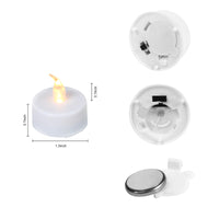 2 x RAW Customer Returns AONESY LED tea lights, pack of 24 flameless battery candles, realistic and bright tea lights, electric LED candle lights, battery decoration for Halloween, Christmas, Easter, wedding, party - RRP €26.2