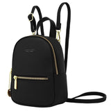 1 x RAW Customer Returns Aeeque Women Mini Backpack Purse, Leather Crossbody Phone Bag Small Shoulder Bag, Black, Small, Travel - RRP €25.15