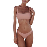 1 x RAW Customer Returns meioro Bikini Sets for Women Push Up Thong Low Waist Swimsuit Bikini Set Swimwear Beachwear - RRP €27.99