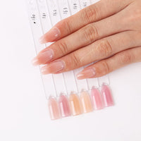 1 x RAW Customer Returns AIMEILI 8 in 1 Nail Polish Builder Base Set 8ml 6 Colors 8 in 1 Builder Nail Gel Builder Gel in a Bottle Gel Nail Polish Set - KIT 38 - RRP €15.23