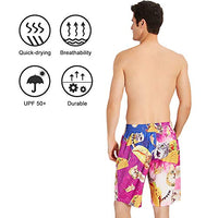 1 x RAW Customer Returns ALISISTER Men s Swim Trunks 3D Funny Cat Printed Elastic Waist Hawaii Holiday Beach Board Surfing Swim Shorts for Men With Pockets L - RRP €18.99