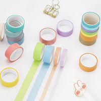 3 x Brand New Washi Tape Set, Craft Tape 12 Rolls Decorative Adhesive Tapes Rainbow Paper Tapes for Scrapbooking DIY Gift Wrapping 15mm - RRP €23.64