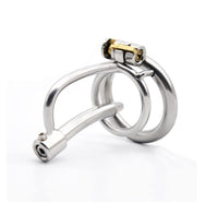 1 x RAW Customer Returns SeLgurFos Penis Cage Chastity Cage with 3 Catheters Stainless Steel Chastity Cage Hollow Breathable Chastity Belt Men Bondage Sex Toy 45mm  - RRP €34.78