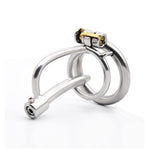 1 x RAW Customer Returns SeLgurFos Penis Cage Chastity Cage with 3 Catheters Stainless Steel Chastity Cage Hollow Breathable Chastity Belt Men Bondage Sex Toy 50mm  - RRP €35.78